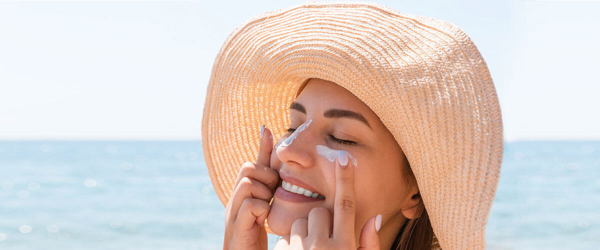 limit sun exposure and use sunscreen